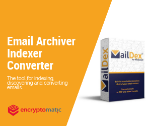 Email archiver indexer converter